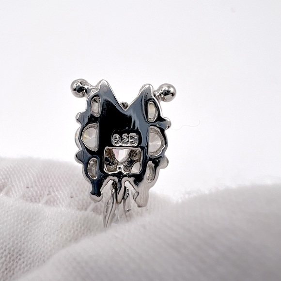 Sterling 7” Marquise & Round Cz Tennis Bracelet - Picture 6 of 17